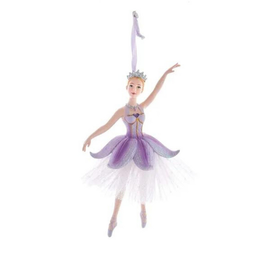 Royal Splendor Purple & Silver Ornament- Petal Tutu