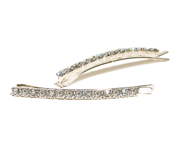 2.5" Crystal Slide Barrette