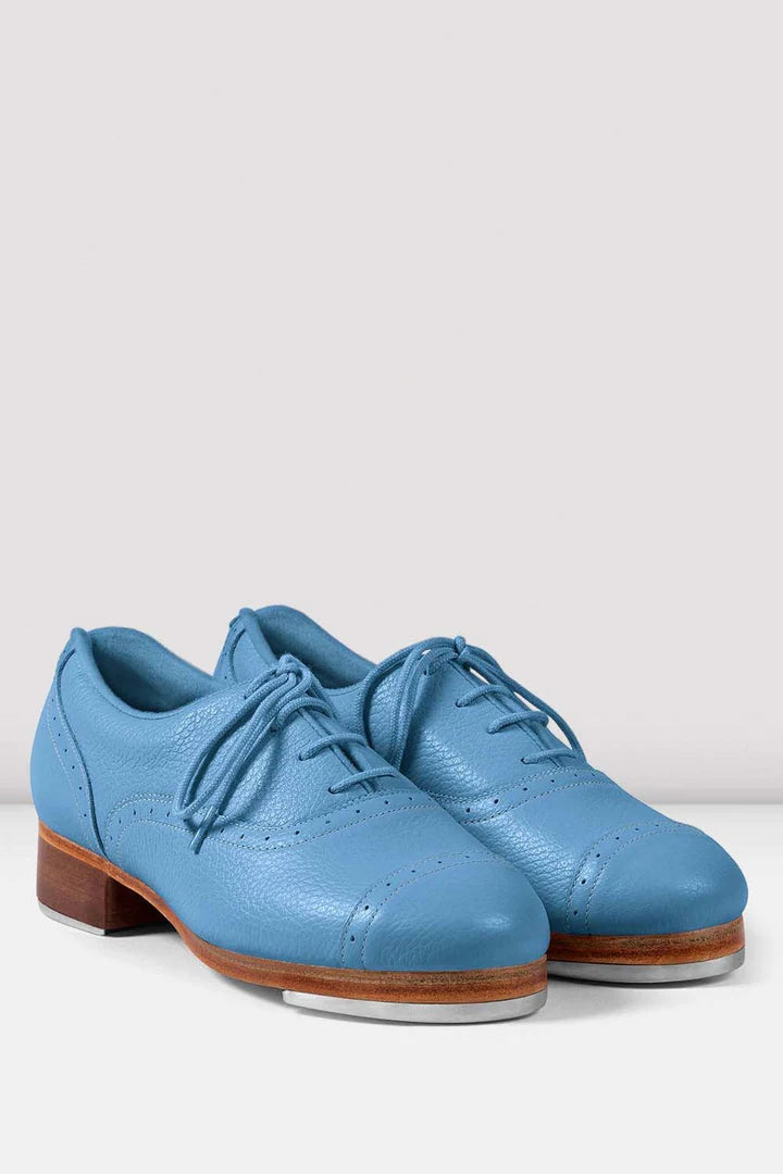 Ladies Jason Samuels Smith Tap Shoes- Limited Edition Blue Pebble Leather