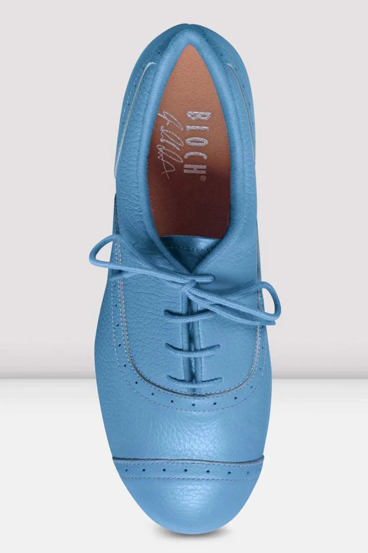 Ladies Jason Samuels Smith Tap Shoes- Limited Edition Blue Pebble Leather