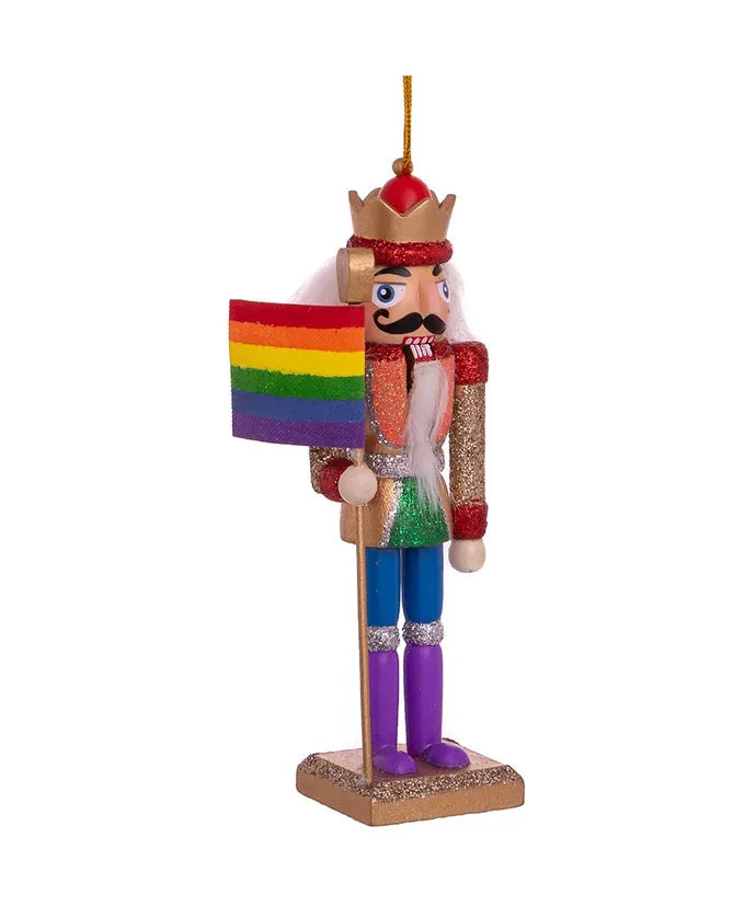 6" Gay Pride Nutcracker Ornament