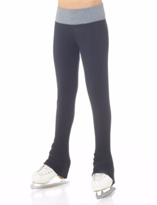 Red Stirrup Ice Skating Leggings From