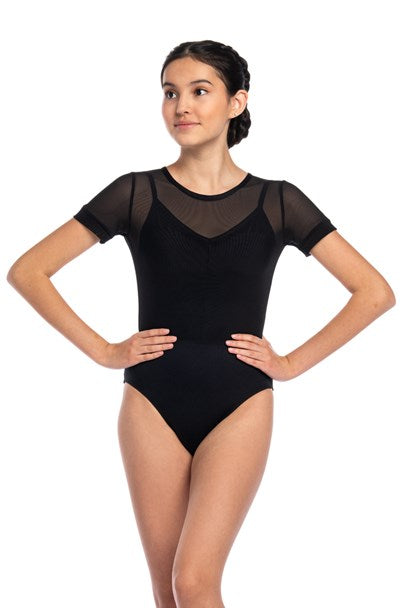 Ainsliewear Adina Leotard with Mesh (High Cut) 1116ME-22