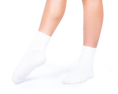 Geyoga Shoe Socks 4 Pairs The Dance Socks for Smooth Floors Dance