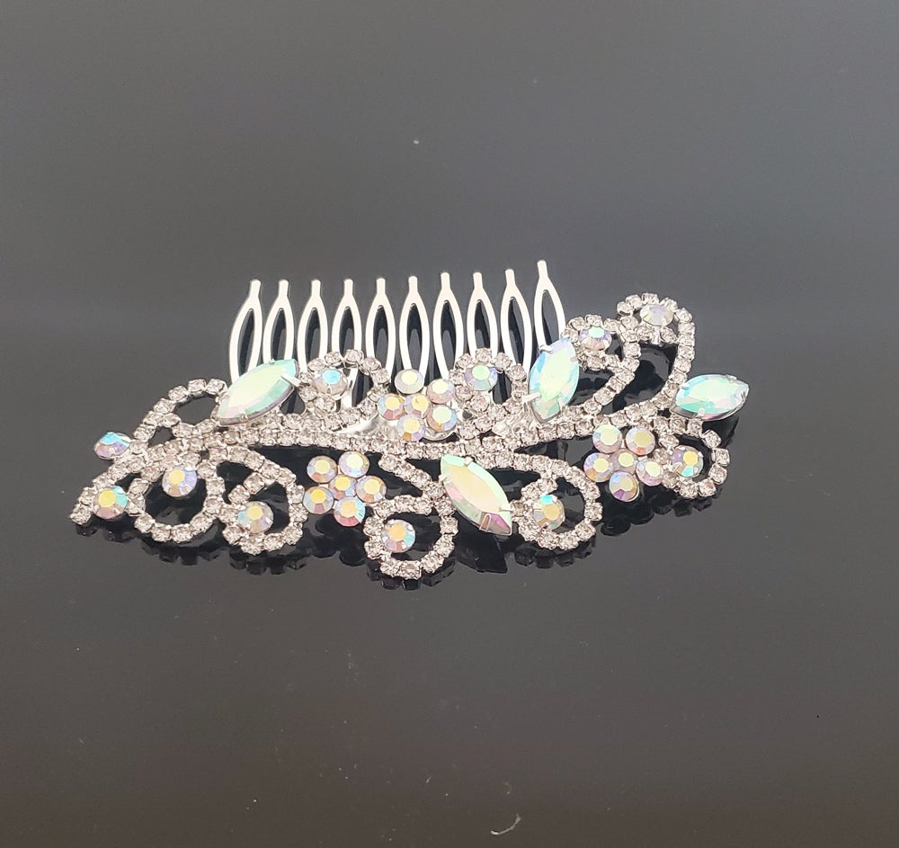 4.5" x 2.5" Rhinestone Hair Comb