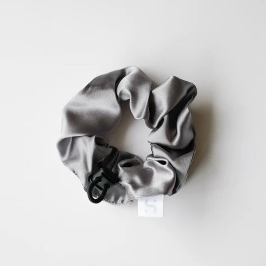 Truesilk Scrunchie- Silver